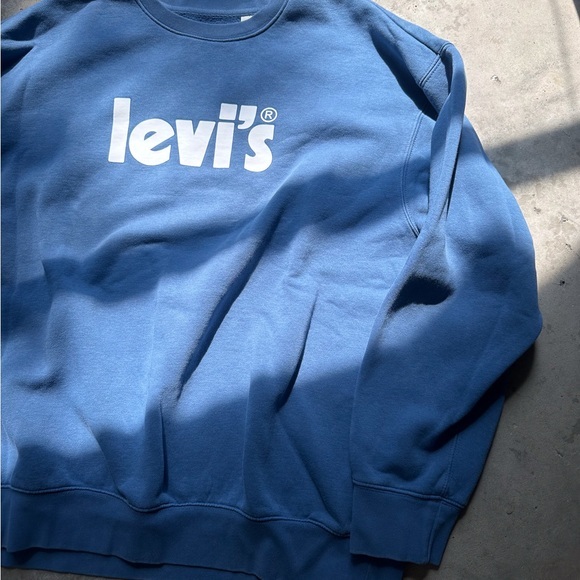 Levi's Blue Crewneck Sweater - Picture 1 of 6